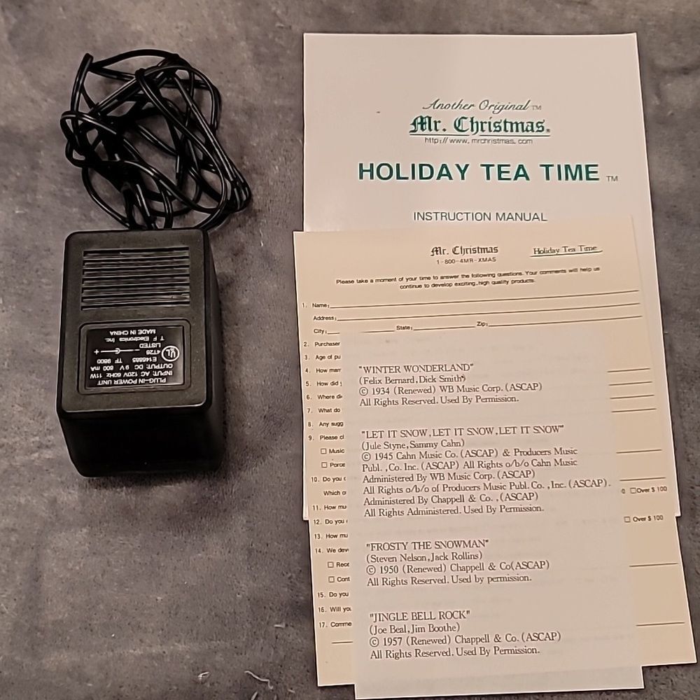 0370. Mr. Christmas ๐ Holiday Tea Time Musical ๐ผ21 Christmas Songs & Smoke! - Picture 14 of 15